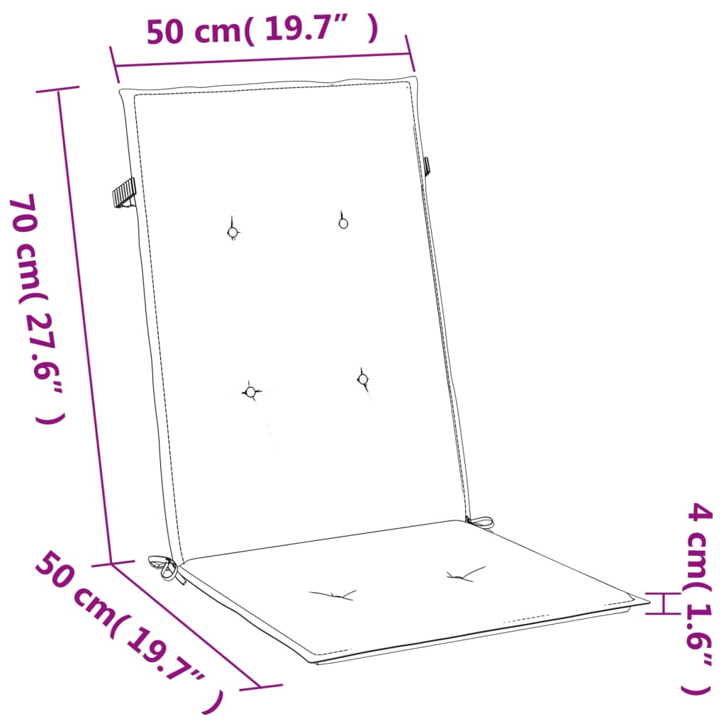 Blazina za stol 2 kosa melanž antracit 120x50x4 cm blago