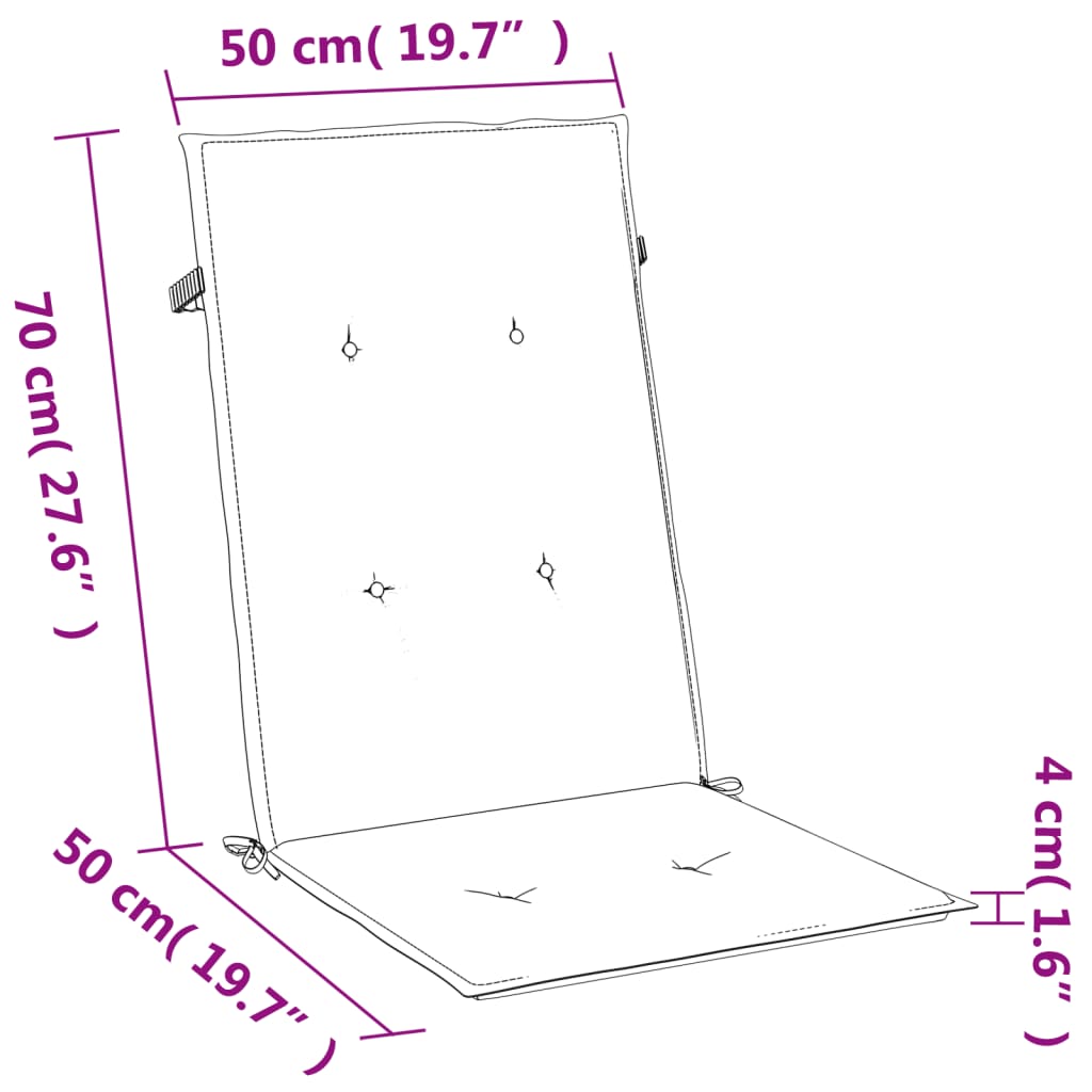 Blazina za stol 2 kosa melanž krem 120x50x4 cm blago