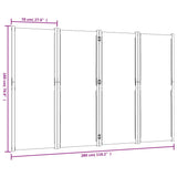 Paravan 4-delni temno moder 280x180 cm