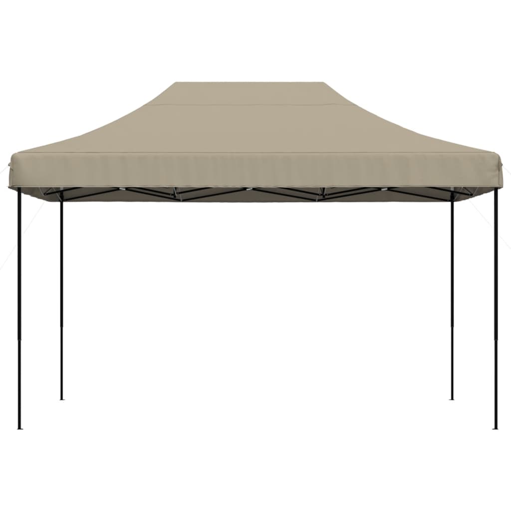 Zložljivi pop-up šotor za zabave taupe 410x279x315 cm