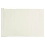 Balkonsko platno za zasebnost belo 400x75 cm PVC