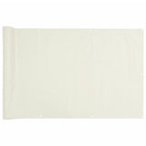 Balkonsko platno za zasebnost belo 700x75 cm PVC