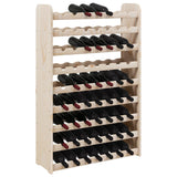 Stojalo za vino 72,5x25x111,5 cm trdna borovina