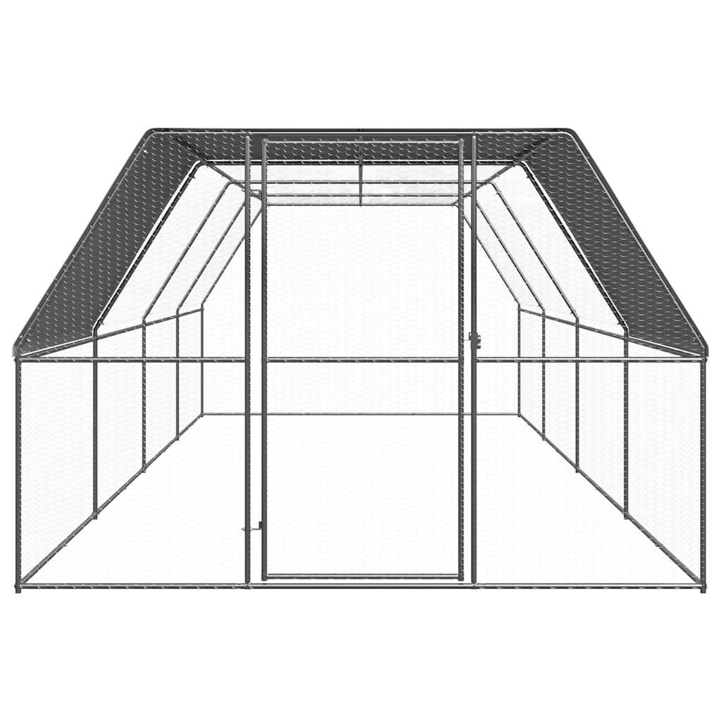 Kokošnjak 3x8x2 m pocinkano jeklo