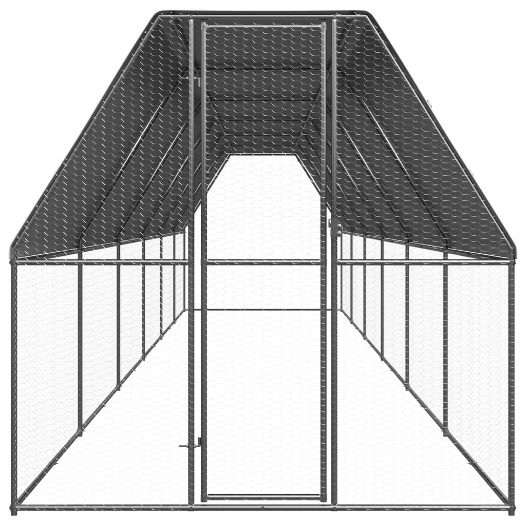 Kokošnjak 2x12x2 m pocinkano jeklo