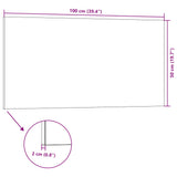 3D stenski paneli 10 kosov rjavi 100x50 cm EPS