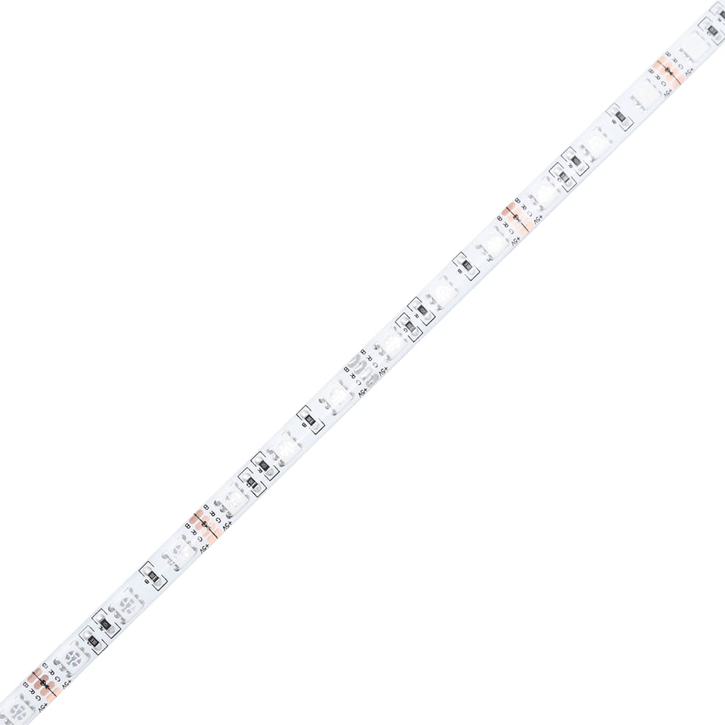 Klubska mizica LED sonoma hrast 93x53x45 cm inženirski les