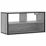 TV omarica siva sonoma 80x31x39,5 cm inženirski les in kovina