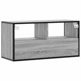 TV omarica siva sonoma 80x31x39,5 cm inženirski les in kovina