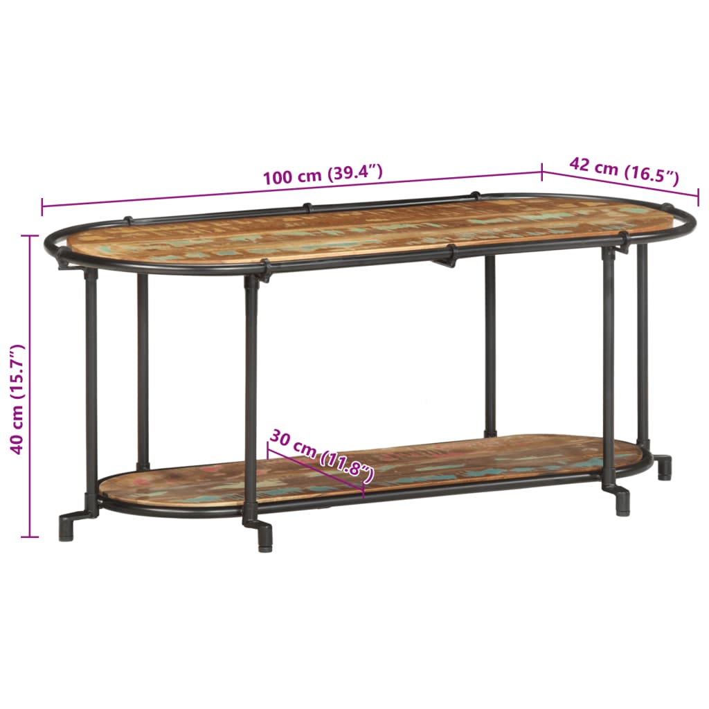 TV omarica 100x42x40 cm trden predelan les