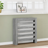 Pokrov za radiator siv sonoma 78x20x82 cm inženirski les