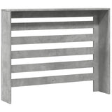 Pokrov za radiator betonsko siv 104x20x82 cm inženirski les