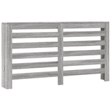 Pokrov za radiator siv sonoma 149x20x82 cm inženirski les