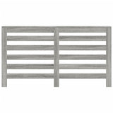 Pokrov za radiator siv sonoma 149x20x82 cm inženirski les