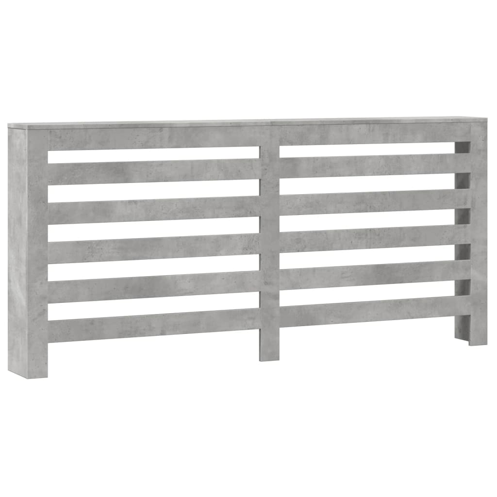 Pokrov za radiator betonsko siv 175x20x82 cm inženirski les