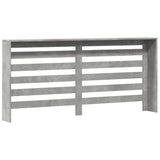 Pokrov za radiator betonsko siv 175x20x82 cm inženirski les