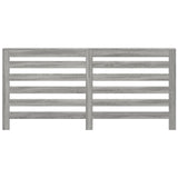 Pokrov za radiator siv sonoma 175x20x82 cm inženirski les