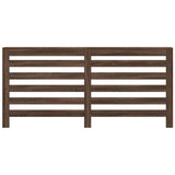 Pokrov za radiator rjav hrast 175x20x82 cm inženirski les