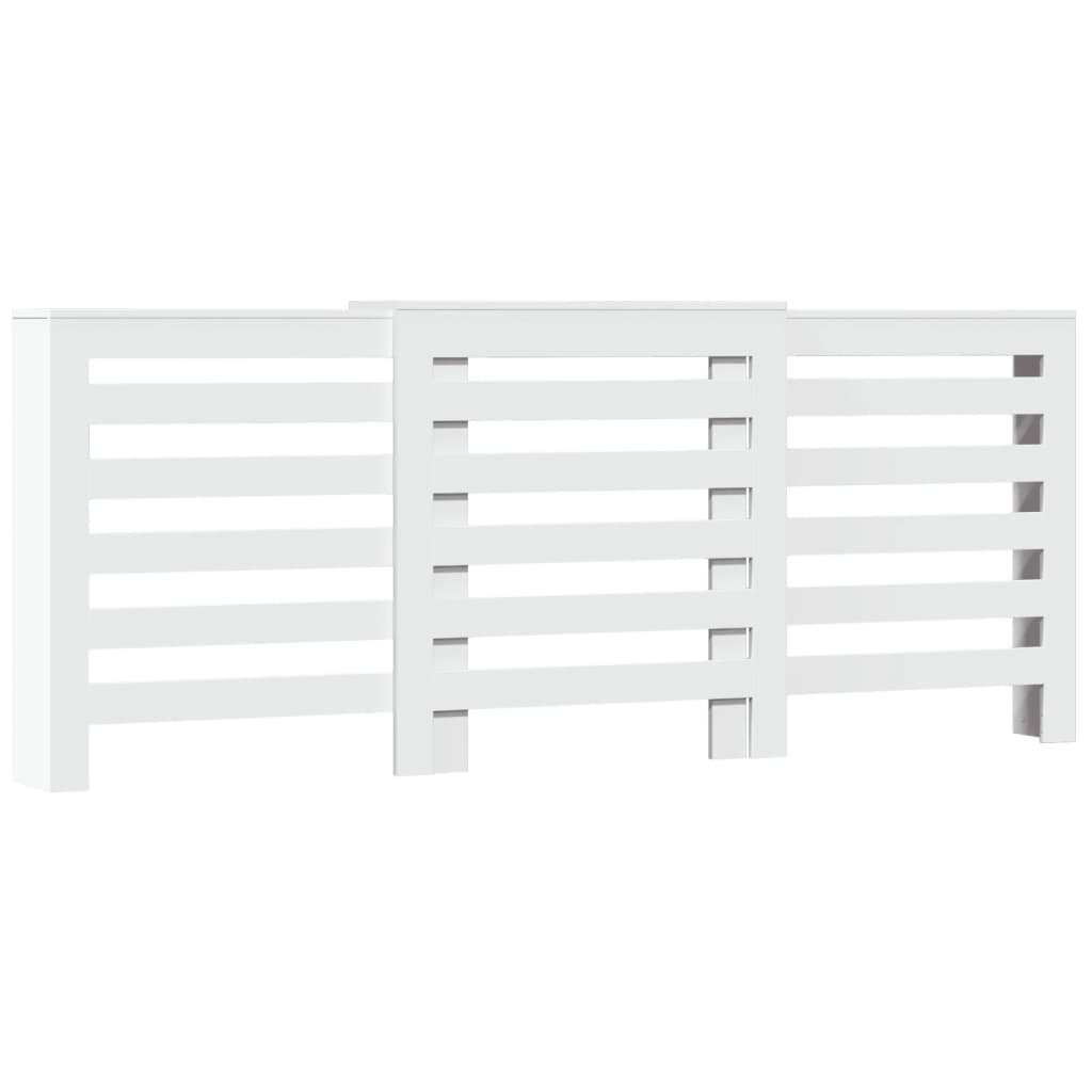 Pokrov za radiator bel 205x21,5x83,5 cm inženirski les