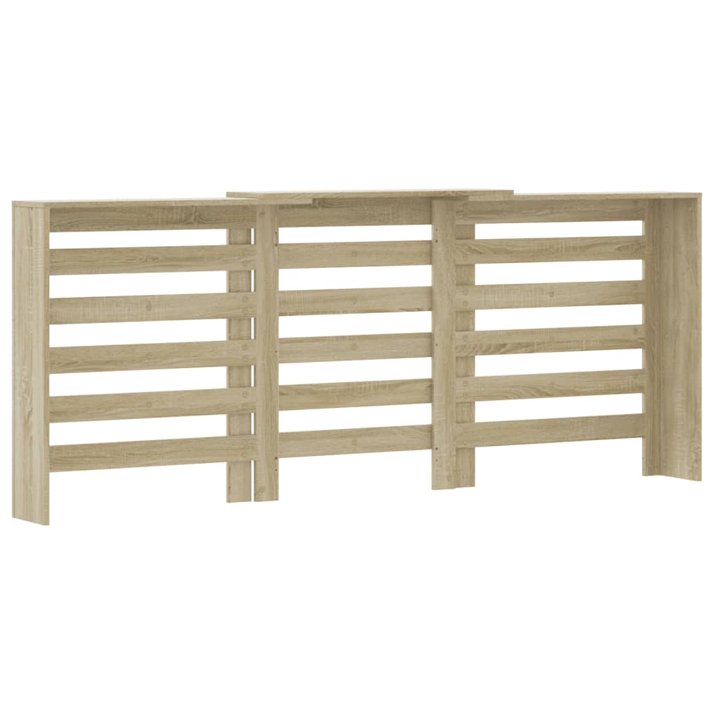 Pokrov za radiator sonoma hrast 205x21,5x83,5 cm inženirski les