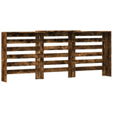 Pokrov za radiator dimljen hrast 205x21,5x83,5cm inženirski les