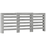 Pokrov za radiator siv sonoma 205x21,5x83,5cm inženirski les