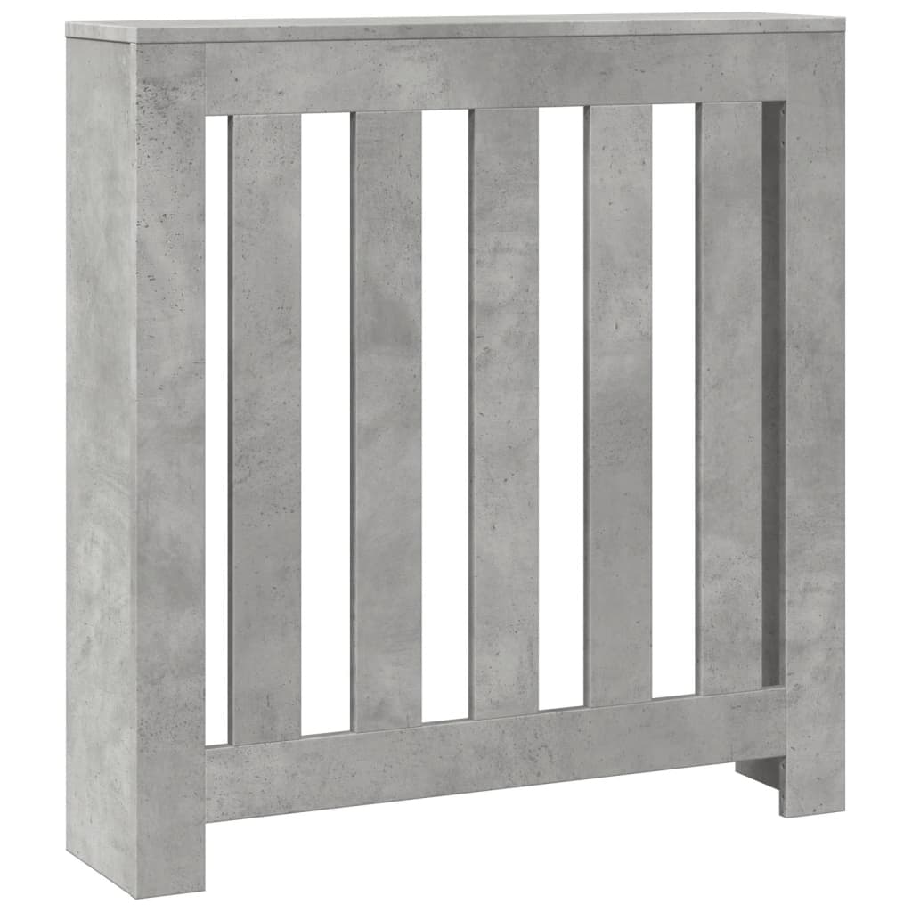 Pokrov za radiator betonsko siv 78x20x82 cm inženirski les