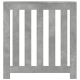 Pokrov za radiator betonsko siv 78x20x82 cm inženirski les