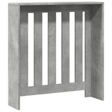 Pokrov za radiator betonsko siv 78x20x82 cm inženirski les