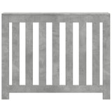 Pokrov za radiator betonsko siv 104x20x82 cm inženirski les