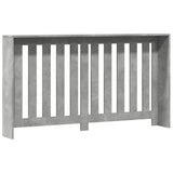 Pokrov za radiator siv 149x20x82 cm inženirski les