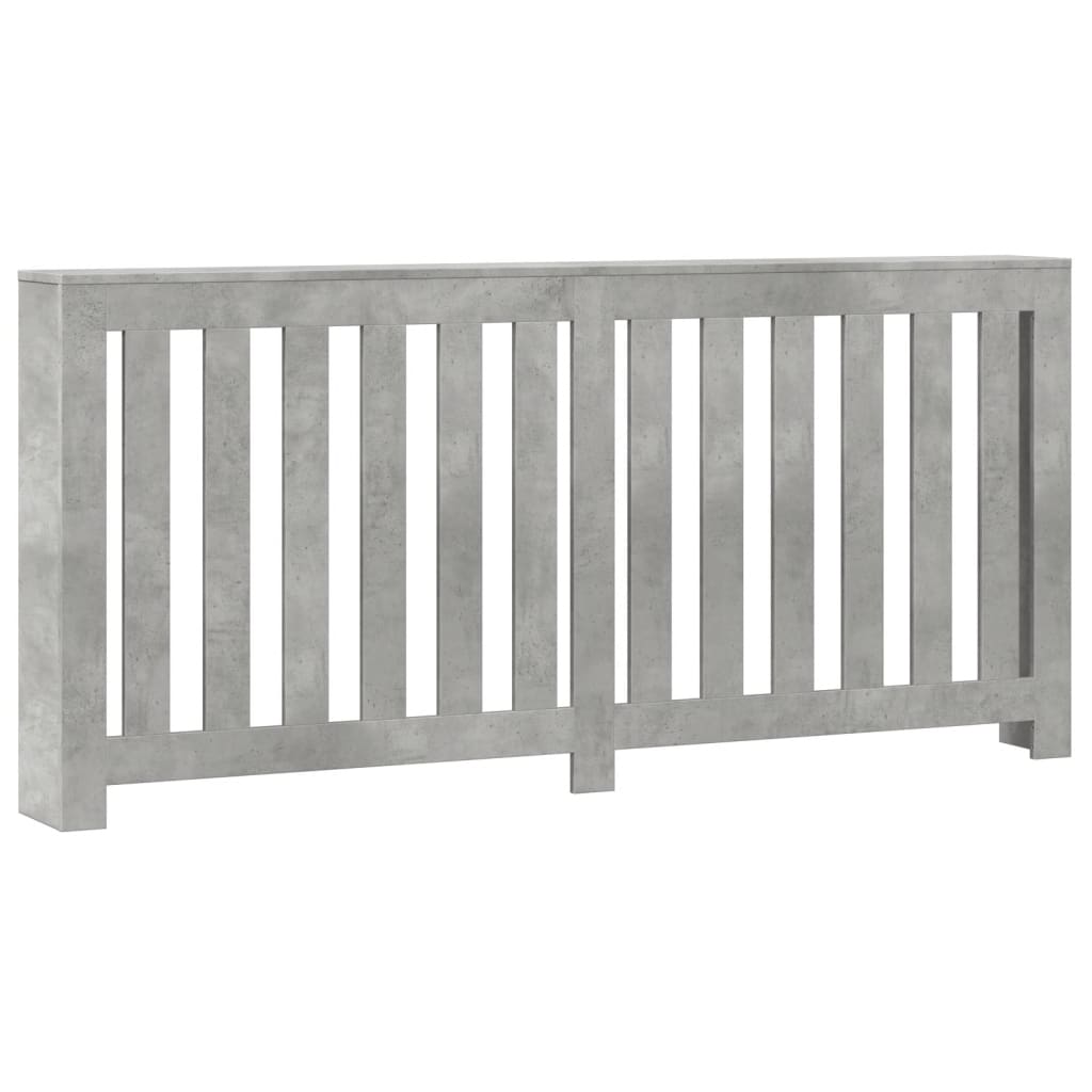 Pokrov za radiator betonsko siv 175x20x82 cm inženirski les