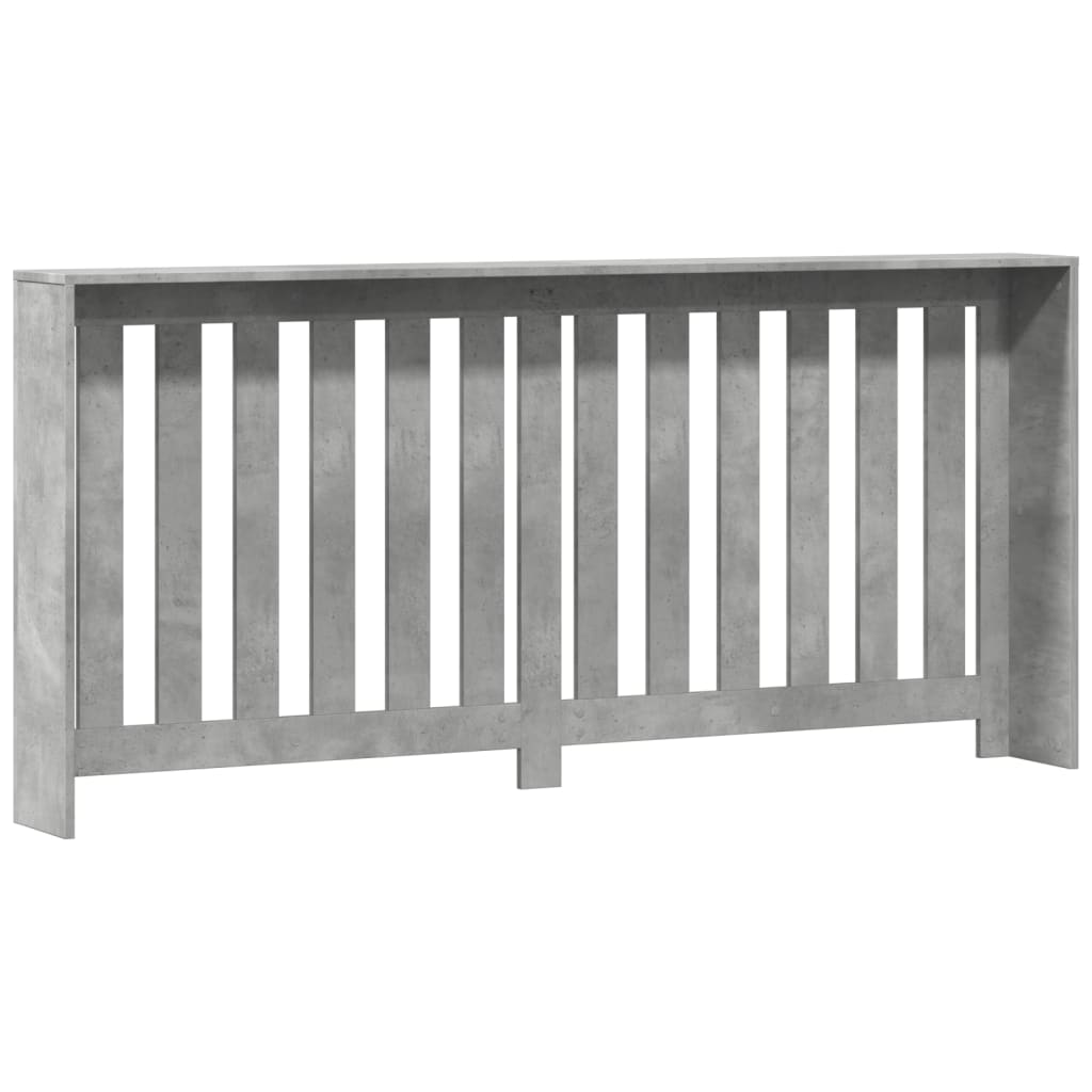 Pokrov za radiator betonsko siv 175x20x82 cm inženirski les