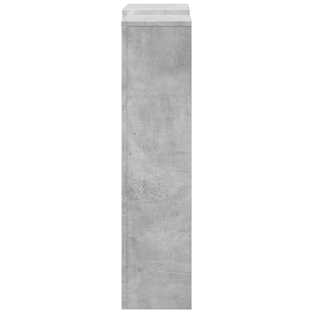 Pokrov za radiator betonsko siv 205x21,5x83,5 cm inženirski les