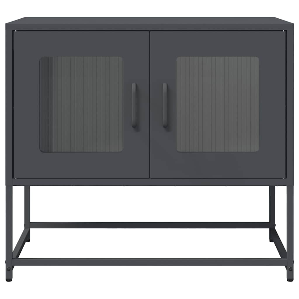 TV omarica antracit 68x39x60,5 cm Hladno valjano jeklo