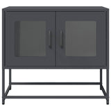 TV omarica antracit 68x39x60,5 cm Hladno valjano jeklo