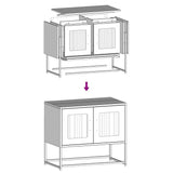 TV omarica antracit 68x39x60,5 cm Hladno valjano jeklo