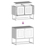 TV omarica Gorčično rumena 68x39x60,5 cm Hladno valjano jeklo