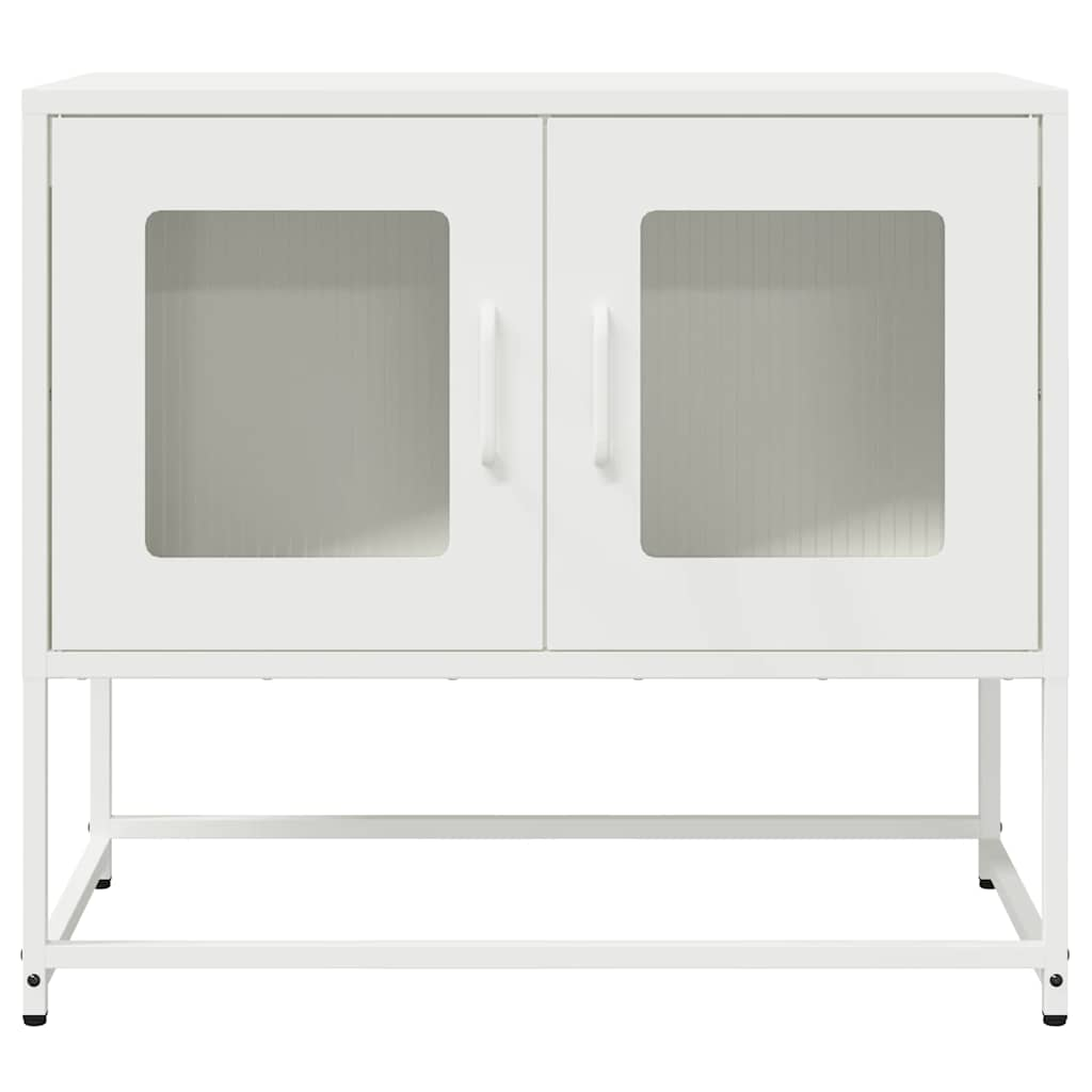 TV omarica Bela 68x39x60,5 cm Hladno valjano jeklo