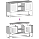 TV omarica antracitna 100,5x39x60,5 cm jeklo