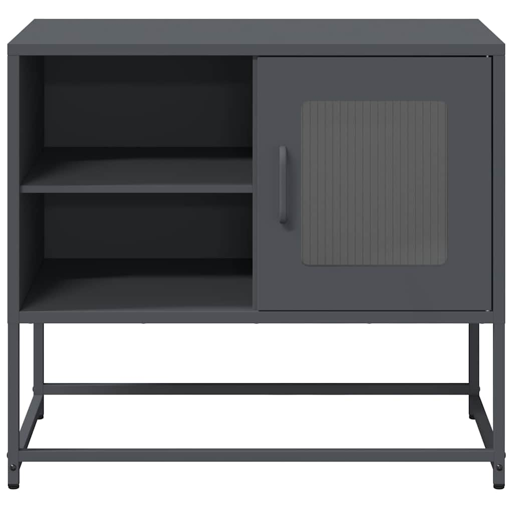 TV omarica antracit 68x39x60,5 cm jeklo