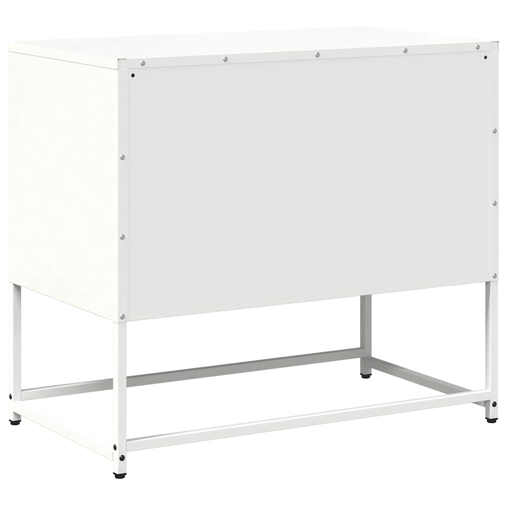 TV omarica bela 68x39x60,5 cm jeklo