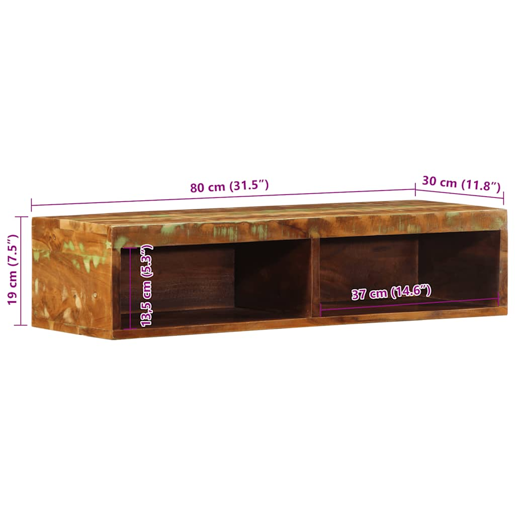 Stenska TV omarica 80x30x19 cm trden predelan les