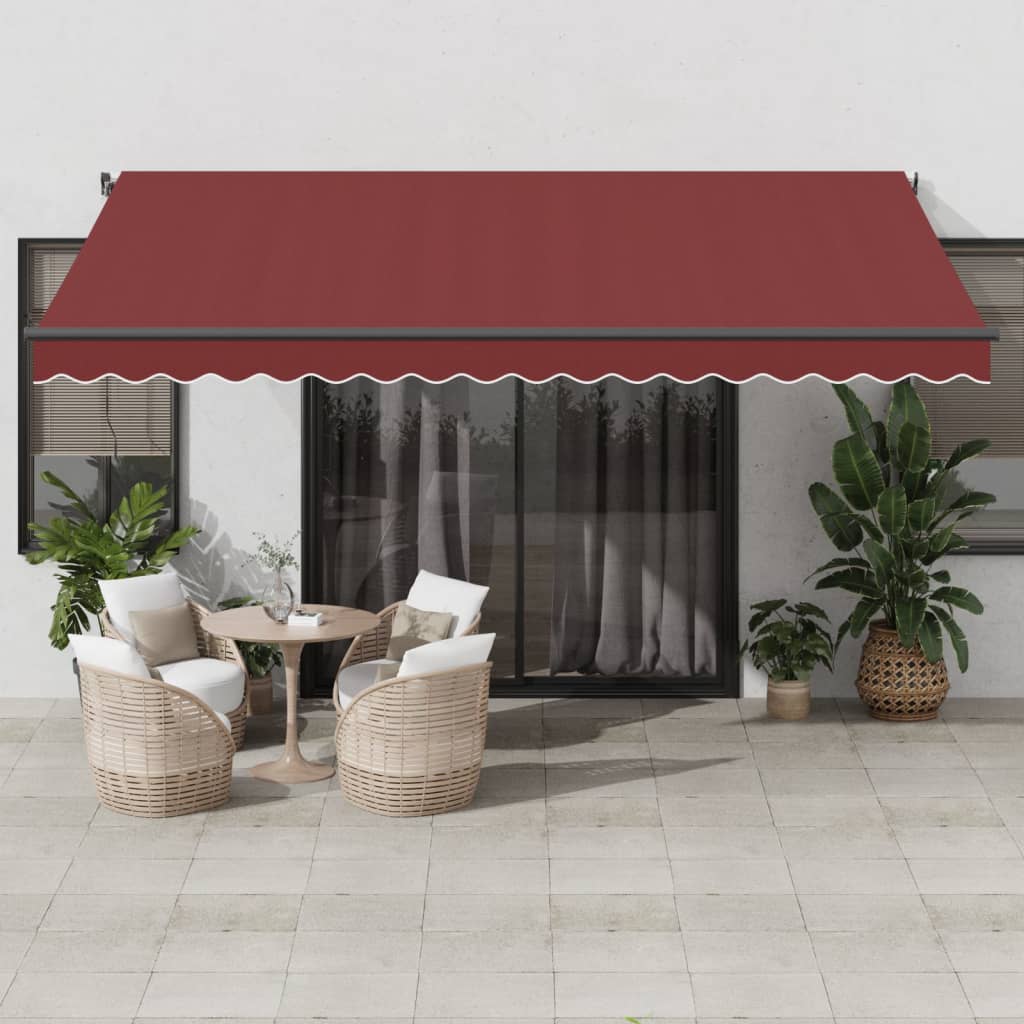 Avtomatsko zložljiva tenda z LED bordo 450x300 cm