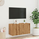 Stenska TV omarica artisan hrast 80x30x41 cm