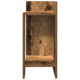 Stranska mizica s polico Old Wood 25,5x27x60 cm