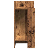 Stranska mizica s polico Old Wood 25,5x27x60 cm