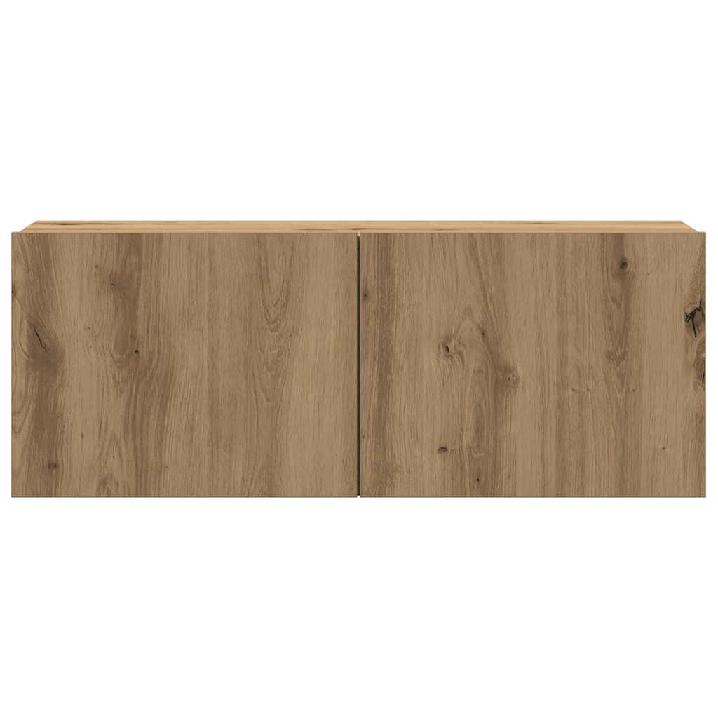 8 kosov stenske TV omarice Artisan Oak Engineered Wood