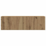 3 kosi stenske TV omarice Artisan Oak Engineered Wood