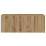 3 kosi stenske TV omarice Artisan Oak Engineered Wood